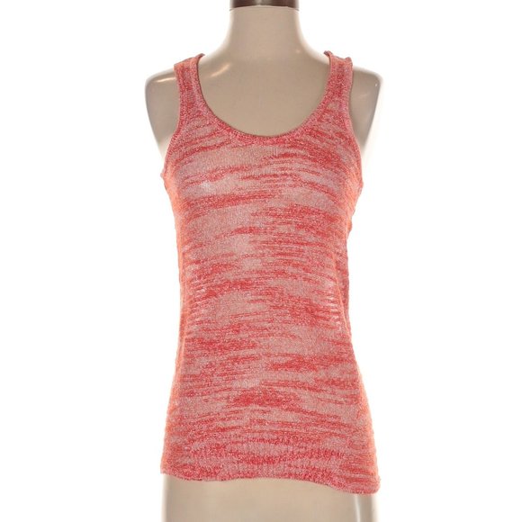 Peter Som NWT Loose Knit Tank Top, Orange, XL - Picture 2 of 5